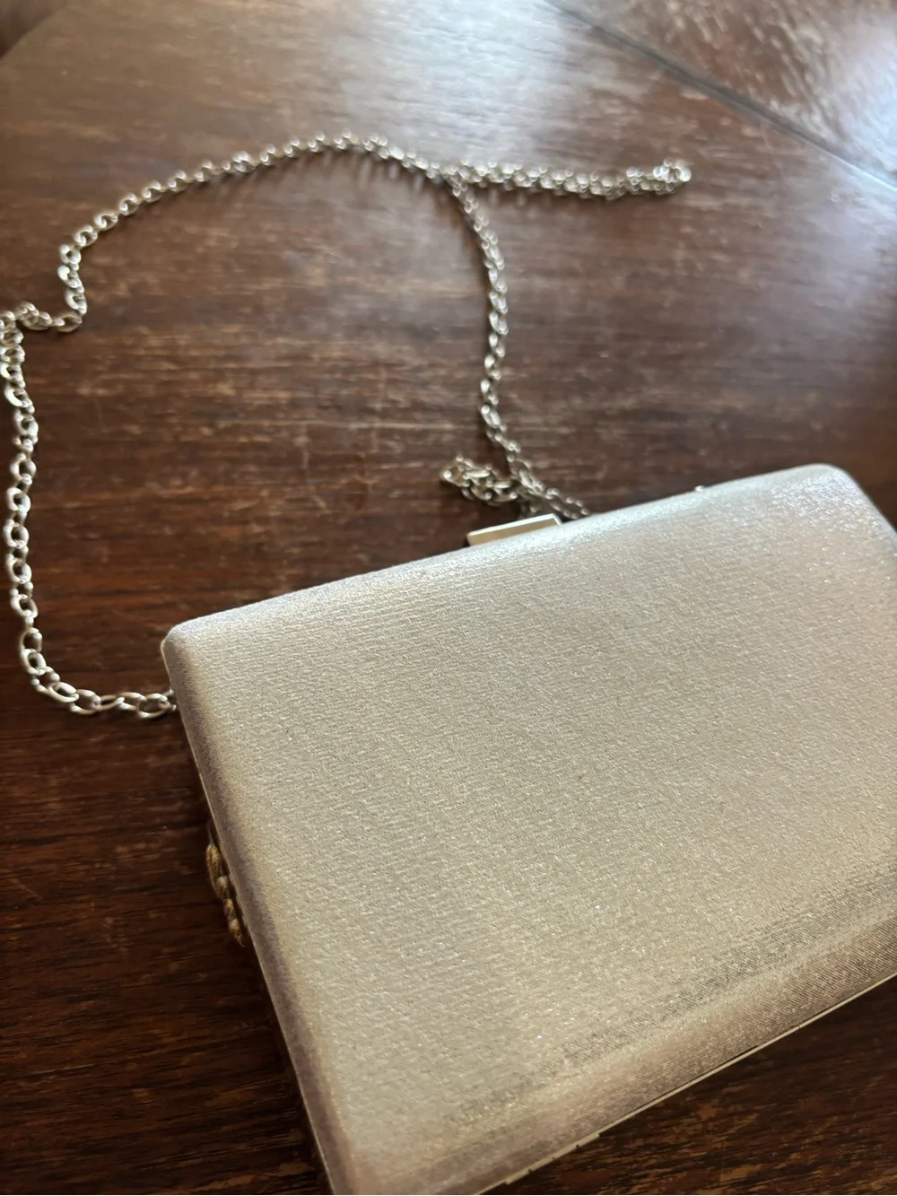 Lauren Lorraine 3D floral clutch crossbody